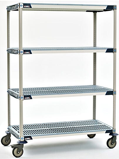 Microban antimicrobial protection built into shelves and touch points provide premium advanced polymer storage system ideal for chemical storage | 1403-02 displayed