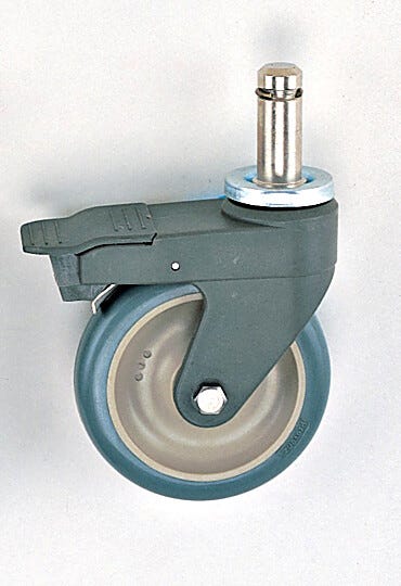 InterMetro Polymer Stem Brake Casters | 1541-51 displayed
