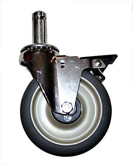MetroMax Standard High Modulus Donut Wheel brake Stem Caster  |  1541-59 displayed
