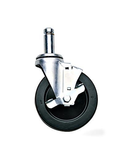 MetroMax Resilient Wheel Tread brake Stem Caster  |  1541-56 displayed