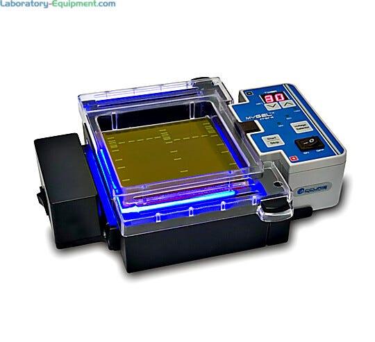 MyGel InstaViewâ„¢ Complete Electrophoresis System with Blue LED Illuminator available in 120V and 230V models