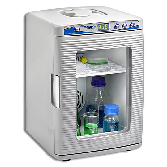 myTemp Mini Digital Incubator Heat; features a convenient carrying handle located on top of the unit | 2828-00 displayed