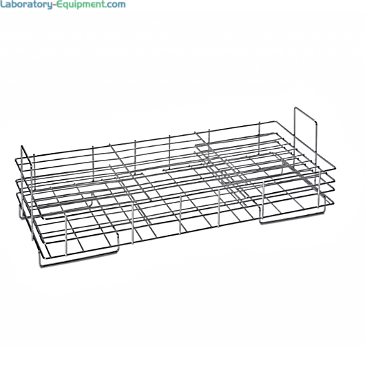Labconco 304 stainless steel Petri Dish Insert #4589701 with a 24-place capacity for use with standard and spindle racks  |  6921-63 displayed