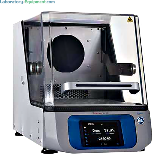 SK2001 Solaris Incubated Orbital Shakers by Thermo Fisher Scientific with a 12" x 14" platform, a 30°C to 60°C temperature range, a lid and a touchscreen displa | 1717-PP-08 displayed