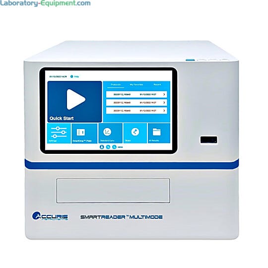 SmartReader Multimode Microplate Reader by Accuris accepts various well-plates for absorbance, luminescence and fluorescence applications  |  2824-PP-09 displayed