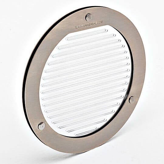 Cleanroom talk-through with stainless steel frame includes overlapping mylar "S" diaphrams | 5050-52A displayed