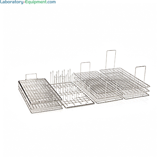 Labconco SteamScrubber Microbiology Kit #4577300 includes: 15-18 mm and 10-12 mm Culture Tube Inserts, retainer top, and two 48-pin inserts  |  6921-90 displayed