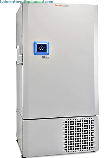 TDE Series Ultra-Low Temperature Freezers are FDA Class II medical devices for use in white blood, skin, bone and plasma storage; in four capacity sizes