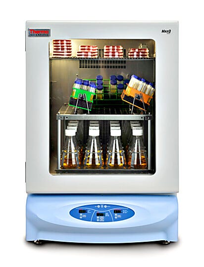 Thermo Scientific’s MaxQ™ 6000 Orbital Shakers offer a large interior volume and precise incubation of samples | 5322-22 displayed
