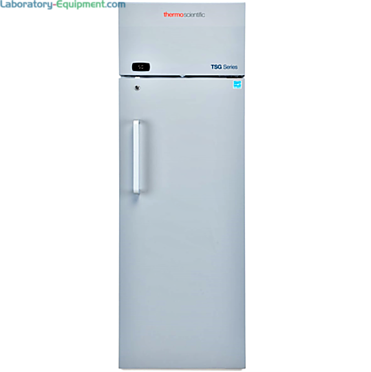 12.0 cu. ft. TSG1205SA Solid Door Lab Refrigerator by Thermo Fisher Scientific with a 2–8°C temperature range features insulated doors and heat-free defrost