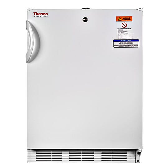 Economical 5.5 cu. ft. TSV05RPAA ADA-Compliant Undercounter Refrigerator by Thermo Fisher Scientific includes 3 adjustable shelves; SNAP, NRTL and cULus