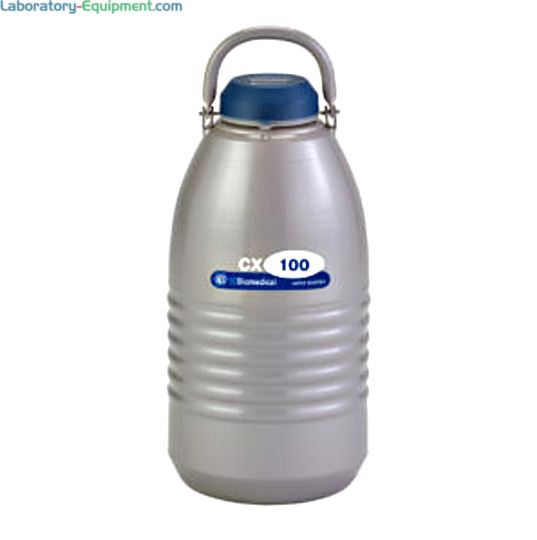 TW CX100 Vapor Shipper complies with IATA regulations and safely transports biological samples; static hold time 18 days, evaporation rate 0.2 liters per day | 6900-90 displayed