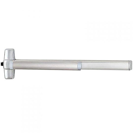 Constructed for rigorous use, this push pad exit device features a smooth mechanism case and heavy duty construction that deliver dependable exit performance | 5050-16 displayed
