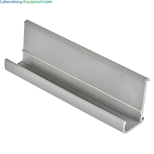 White plastic shelf marker for InterMetro carts and shelving | 1302-52 displayed
