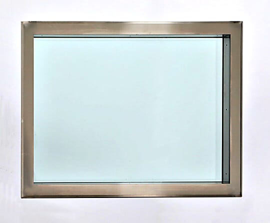 These easy-clean windows add visibility and transparency to modular cleanrooms  |  6600-45A displayed