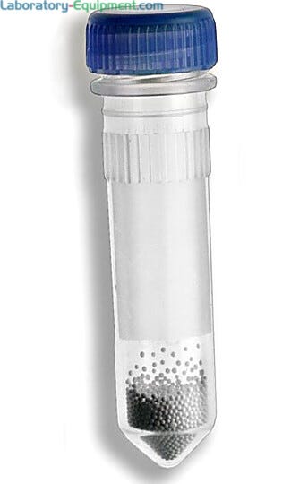 Small Beads are ideal for small samples, where as large beads are ideal for larger samples | 2826-05 displayed