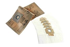 Replacement antistatic dust bags for the VHS010 MC ACD mini industrial vacuum cleaners by Nilfisk  |  1765-08 displayed