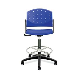 Eddy Laboratory Chairs by Dauphin are designed to be versatile, equally compatible with industrial or manufacturing settings as well as laboratory facilities  |  1013-57 displayed