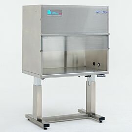 BioSafe® Vertical Laminar Flow Benchtop hood utilizes positive pressure laminar airflow  |  1675-60-48 displayed
