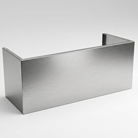 Stainless steel chimney extension kits are ideal for extending new or existing range hood installation to a variety of ceiling height requirements  |  5015-15 displayed