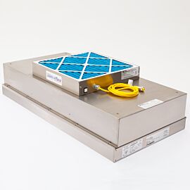 WhisperFlow™ Stainless Steel ULPA Fan Filter Unit captures 99.995% of 0.12-µm particles; stainless steel housing and filter frame | 6601-24-USS displayed
