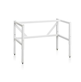 Welded and Non-Welded Telescoping Base Stand with optional Toe-Locking Casters by Labconco compatible with Logic BSCs manufactured after September 2024