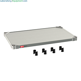 Type 316 Stainless-Steel Autoclavable/Washable Shelf 18" x 30" with corrosion-resistance and raised edges, InterMetro #1830NFS-T316 | 1697-67 displayed