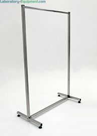 Stainless Steel Sliding Position ISO 5 Garment Storage Rack  |  9230-00 displayed
