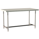 Metro TableWorx Mobile-Ready Work Table All 304 Stainless Steel I-Frame 30