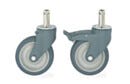 Metro MetroMax iQ Caster Stem/Swivel 304 Stainless Steel and Antimicrobial Polyurethane 5