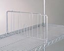 Shelf Divider for D Wire Shelves; 304 Stainless Steel, 8