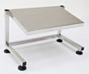 Footrest; ISO 6, BioSafe® 304 Stainless Steel, Adjustable Height, 18