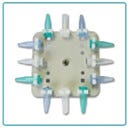 Shaker Accessory, H1000-MR-T15H MAGic Clamp Tube Rack, 12 x 1.5/2.0 ml Tubes, Horizontal, Benchmark Scientific