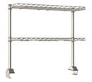 Productivity Riser with Two 304 Stainless Steel Wire Overshelves for 36