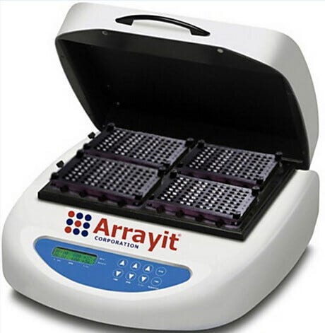 Arrayit Array Plate Multi-Well Microarray Hybridization Station, 4 System MMHS4