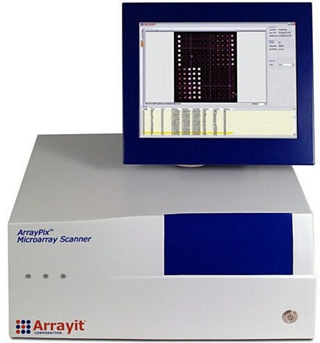 Arrayit ArrayPix™ Fluorescence Microplate Microarray Scanner APXF1