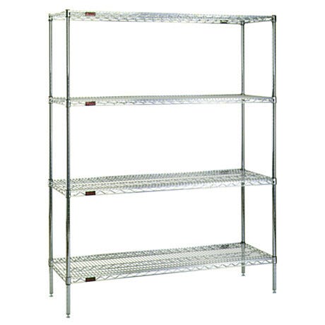 Pre-Configured Chrome Shelf Rack Systems by Eagle