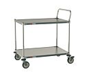 Cart; 304 All Stainless Steel, 2 Shelves, 24
