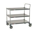 InterMetro Cart 304 Stainless Steel 3 Shelves 24
