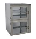Desiccator; NitroPlex, Stainless Steel, 2 Chambers, 25