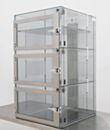 Desiccator; Adjust-A-Shelf™, NitroPlex™, Static Dissipative PVC, 3 Chambers, 24