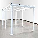 Cleanroom Frame; Softwall, Powder-Coated Steel