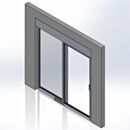 Door, Pre-Hung; Manual Left Sliding, Recessed, 36