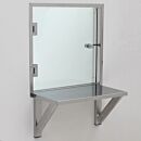 Pass-Through; Convenience Window, Wall Mount, Single Swing Door with Shelf, 4.5