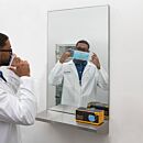 Shelf; Solid Stainless Steel, for Cleanroom Mirror, 18