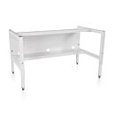 Non-Welded 3’ Telescoping Base Stand w/ Leveling Feet, Shelf, Cable Pass-Throughs, and Casters for Class II Biosafety Cabinets, Labconco, 5171310