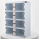 Desiccator; ValuLine® ES™, Acid-Resistant Polypropylene, 8 Chambers, 36.75