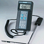 CompuFlow® Thermo Anemometer measures velocity, volume, temperature, and humidity without changing probes  |  3302-00A displayed
