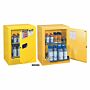 Sure-Grip EX benchtop flammables safety cabinet stores and organizes aerosol cans in a compact footprint that fits anywhere  |  1619-93 displayed
