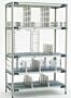 MetroMax i Shelving Systems feature stainless steel corners for durability and stability  |  1541-29 displayed